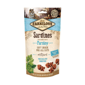 Carnilove Godbidder til kat m. sardiner 50 g.